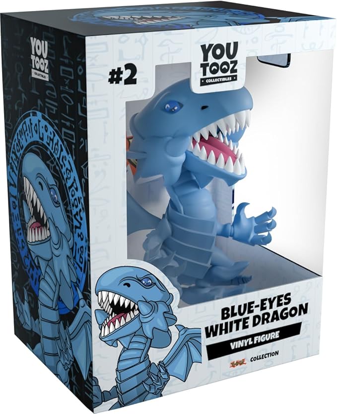 Youtooz Yugioh Blue Eyes White Dragon 4.1", Blue Eyes White Dragon Vinyl Figure, Collectible Blue Eyes White Dragon from Yugioh by Youtooz Yugioh Collection