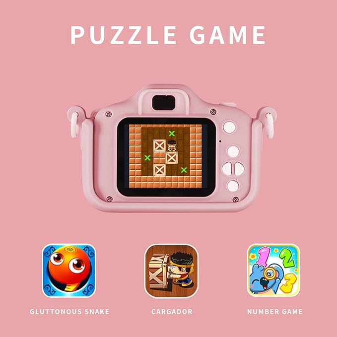 Kids Camera, 2.0 Inch LCD Screen,32GB SD Card, Gift for Girls