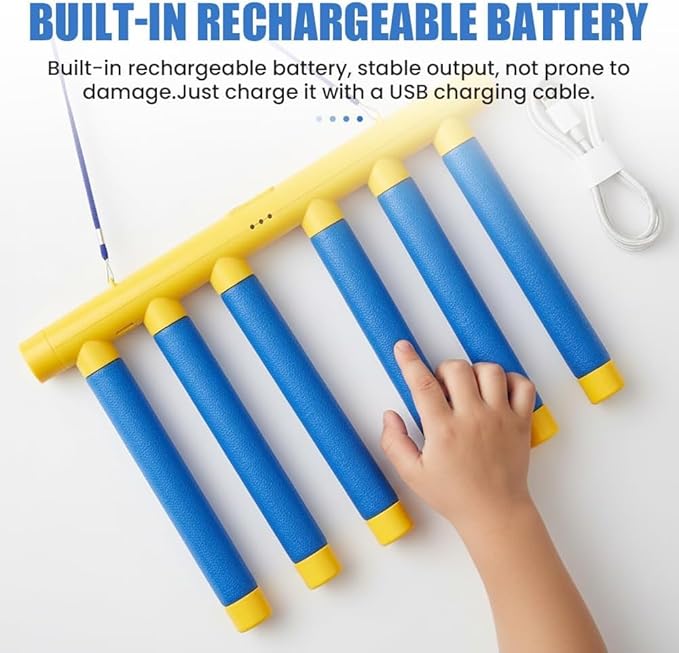 Reflex Drop Sticks Challenge Game, Reaction & Catching Sticks Game for Kids & Adults, 2026 New Hand-Eye Coordination Training Toy, 3 Adjustable Speeds, Family Party & Indoor Outdoor Fun (Yellow)