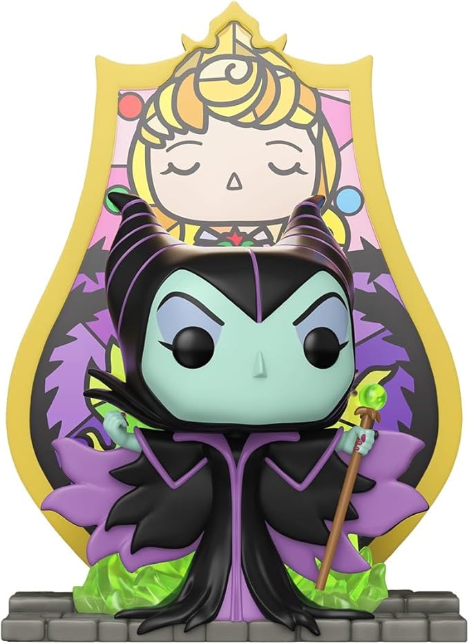 Funko Pop! Deluxe: Villains - Maleficent - Stained Glass - Disney Villains - Collectable Vinyl Figure - Gift Idea - Official Merchandise - Toys for Kids & Adults - Disney Fans - Figure for Collectors