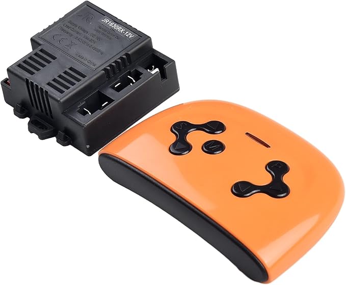 JR-RX-12V 6V 24V Electric Vehicle Receiver Module for Remote Control Toy Car Parts, RC 1, RC 2, RC 3, RC 4, JR-RX-6V, JR-RX-6V receiver, Children Electric Car Remote Control(12V B Full set)