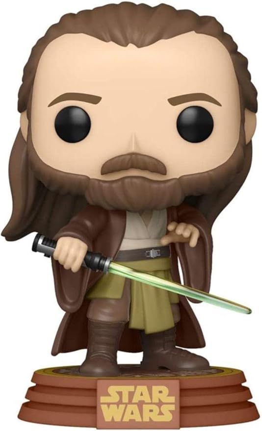 Funko Pop! Star Wars: Across The Galaxy - Qui-Gon Jinn Vinyl Bobblehead, Amazon Exclusive