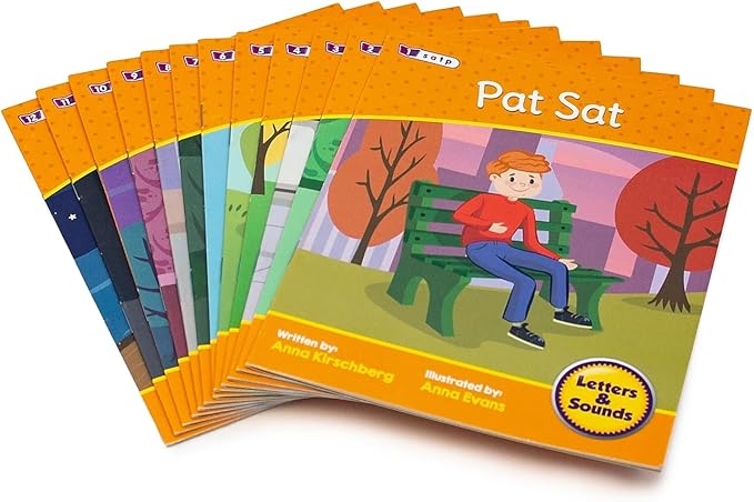 Junior Learning Letters & Sounds Phase 2 Set 2 Fiction, Multicolor