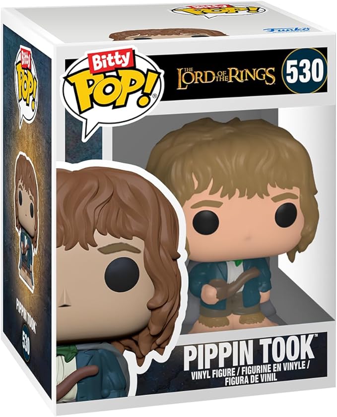 Funko Bitty POP! Lord of The Rings - Samwise, 4-Pack and A Surprise Mystery Mini Figure - 0.9 Inch (2.2 Cm) - Lord of The Rings Collectable - Stackable Display Shelf Included - Gift Idea