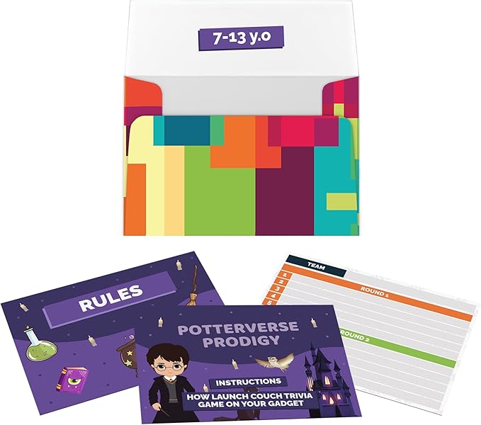 Couch Trivia Digital Game A Fun and Educational Game with Virtual Host for Children (Potterverse Prodigy)