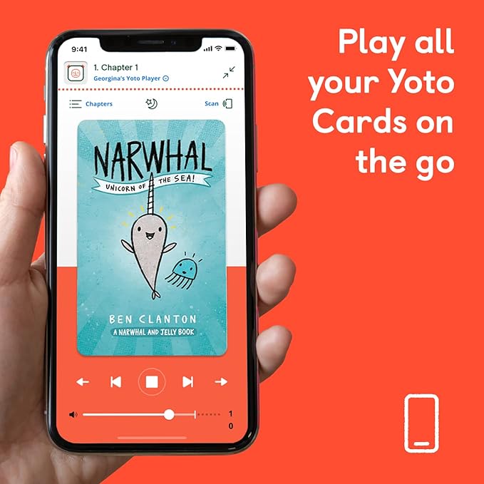 YOTO - The Narwhal & Jelly Collection by Ben Clanton – 8 Kids Audio Cards for Use with Player & Mini All-in-1 Audio Device, Screen-Free Listening with Fun Playtime Bedtime & Travel Stories, Ages 5+