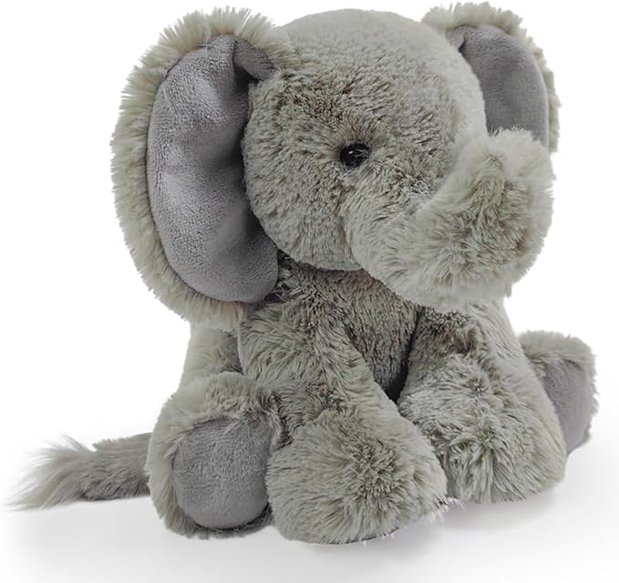 Elephant Stuffed Animal Toys, 8.5 Inch Soft and Cuddly Elephant Plush Animals Toy, Cute and Realistic Animals Gifts for Boys and Girls Toy for Toddlers 1-3