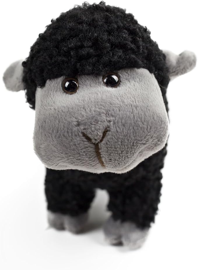 Sheep Lamb Plush, Soft Cute Black Lamb Plush Toy, Children's Sheep Plush Toys, Gifts Children Standing 6.5inch