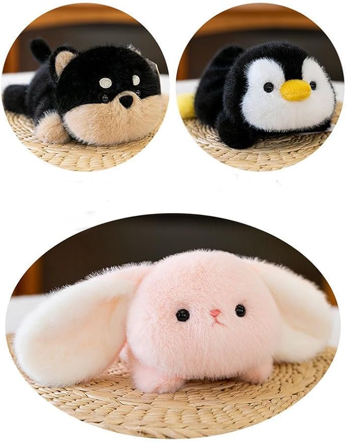 Rabbit Stuffed Animal Cute Plush Doll Toy 7inch for Girls Boys Christmas (pa Pink Rabbit)
