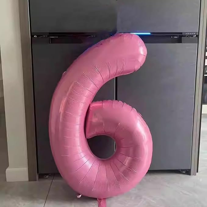 40 Inch Pink Number 16 Digital Balloon,Jumbo Mylar Foil Helium Balloon for 16 Balloons for Birthday Party,Wedding Anniversary Party Decorations