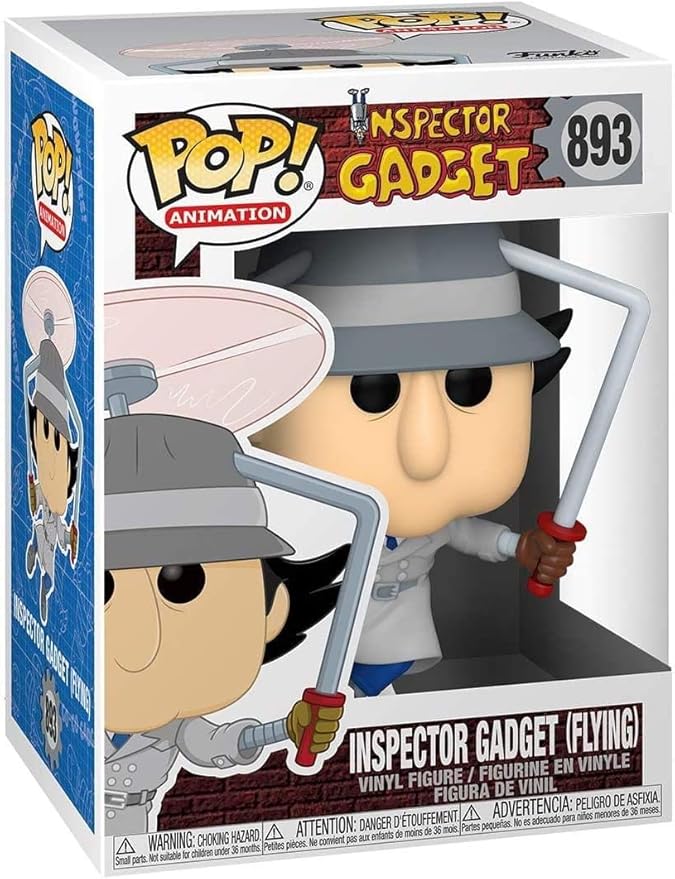 Funko Pop! Animation: Inspector Gadget - Inspector Gadget Flying Vinyl Figure
