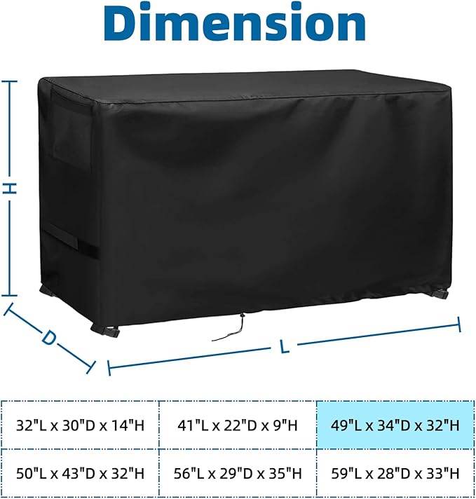 Game Table Cover for Best Choice 48in Foosball Game Table,Combo Arcade Tables Cover for Adults,Dust Covers for Gaming Room,49"x34"x32"