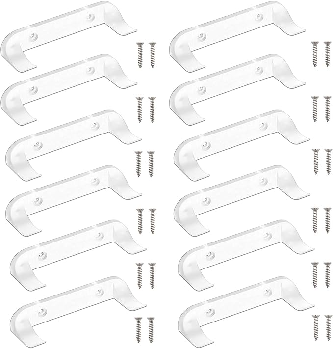 12pcs Collectible Car Display Wall Mount, Vertical Toy Car Wall Mount for Speed Champion Series Low-Profile Wheel-Mounted Rack to Showcase Model Vehicle (Transparent)
