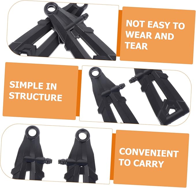 Mobestech 2pcs Front Lower Shell for Four-Wheel Drive Remote Replacement Parts Easy to Install Essential Accessories for Rc Car Enthusiasts