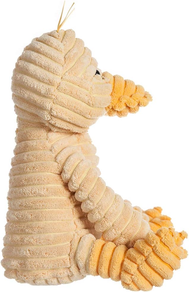 Apricot Lamb Toys Plush Corduroy Duck Stuffed Animal Soft Cuddly Perfect for Child (Corduroy Duck, 9 Inches)