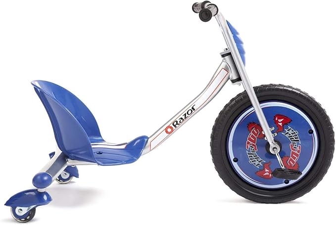 Razor RipRider 360 Caster Trike for Kids Ages 5+ - Lightweight, Rubber Handlebars, Steel Frame, for Riders up to 160 lbs
