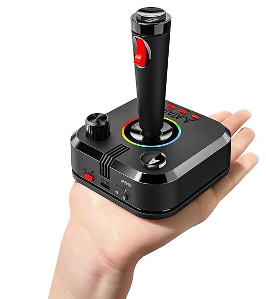My Arcade Atari Game Station Pro: Retro Video Game Console with 200+ Games, Wireless Joysticks, RGB LED Lights