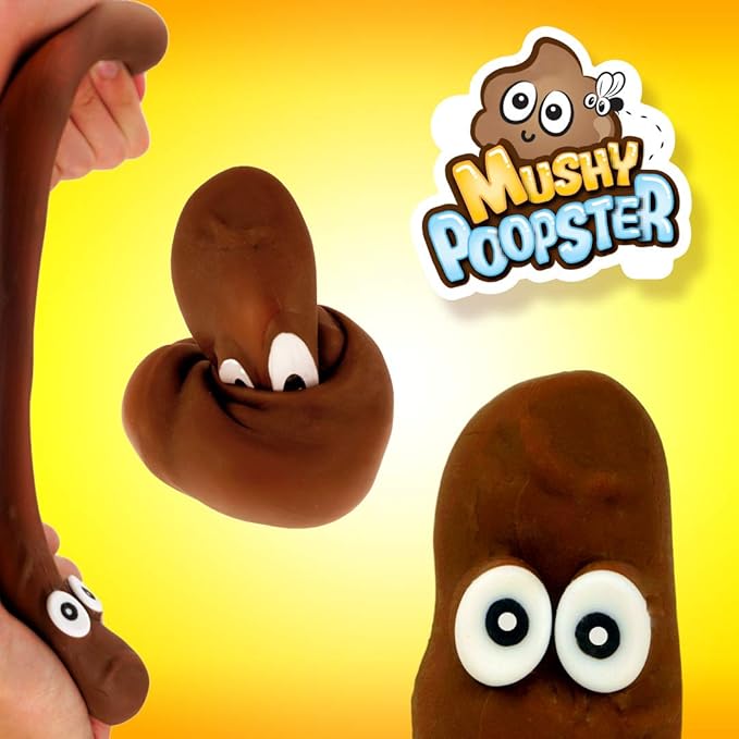 JA-RU Stretchy Poop Squishy Fidget Toys (1 Unit) Fake Poop Funny Gag Gifts for Kids. Stress Relief Toy. April Fools Pranks, Novelty Toys & Amusements. Party Favors. 6448-1p