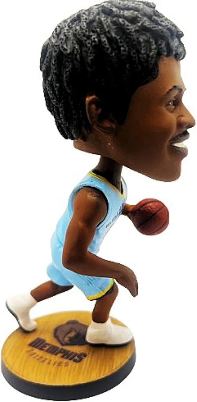Ja Morant Bobblehead Basketball Action Figure - 5.3" Hand-Painted Resin Collectible Doll - Perfect Sports Fan Gift for Sons & Fathers - Unique Figurine for Basketball Lovers