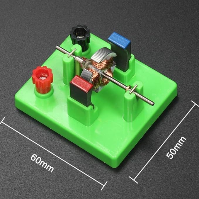 1Pc Blue DIY DC Electrical Motor Assemble KIT - STEM Science Lab Educational Physics Learning Experiment Ornaments for Electrical Motor 1 Small in Size and Light in Weight,Learning and Education