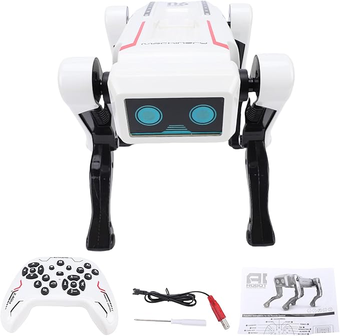 Smart Robot Dog, Interactive Programmable Tool with Voice Control and 30+ Actions, APP Coding for Kids Age 6-12, Rechargeable Mechanical Puppy