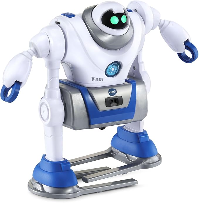 VTech 5-in-1 Make-a-Bot Transformable Robot Toy with Sound Sensor and Obstacle Detector