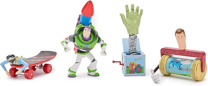 Disney Store Official Sid's Room Figure Set – Toy Story - 8-Piece Fully Sculpted Figures of Sid's Disturbing Creations - Perfect for Fans of Toy Story Toys & Pixar Toys