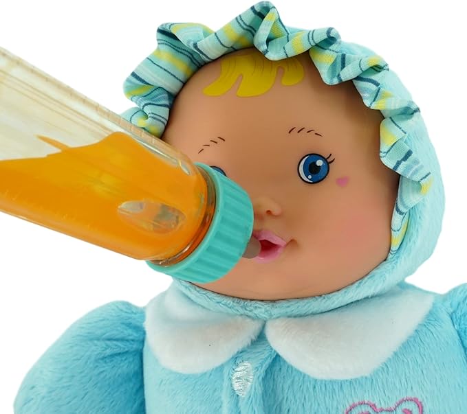 JA-RU Magic Baby Doll Bottles (4 Pack) - Milk and Juice Bottles, Baby Doll Accessories