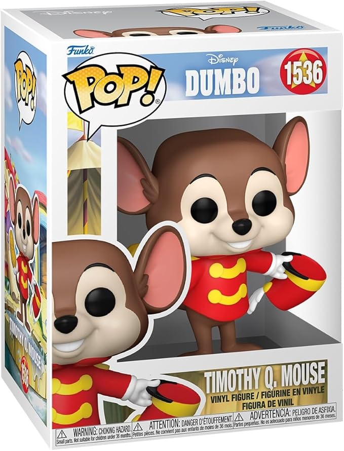 Funko Pop Disney: Dumbo - Timothy Q. Mouse - Collectable Vinyl Figure - Gift Idea - Official Merchandise - Toys for Kids & Adults - Cartoon/Animation Fans - Model Figure for Collectors and Display