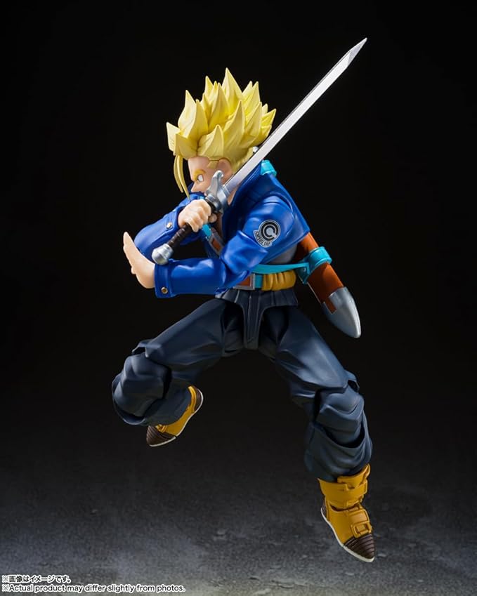 TAMASHII NATIONS - Dragon Ball Z - Super Saiyan Trunks -The Boy from The Future- (Reissue) S.H.Figuarts Action Figure