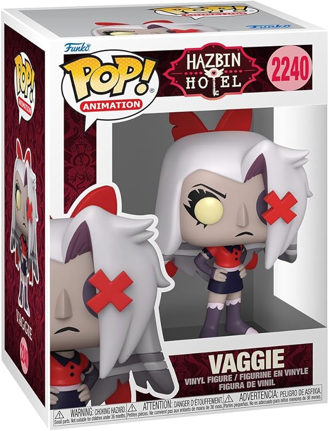 Funko Pop! Animation: Hazbin Hotel - Vaggie - 1/6 Odds for Rare Chase Variant - Collectable Vinyl Figure - Gift Idea - Official Merchandise - Toys for Kids & Adults - Animation Fans