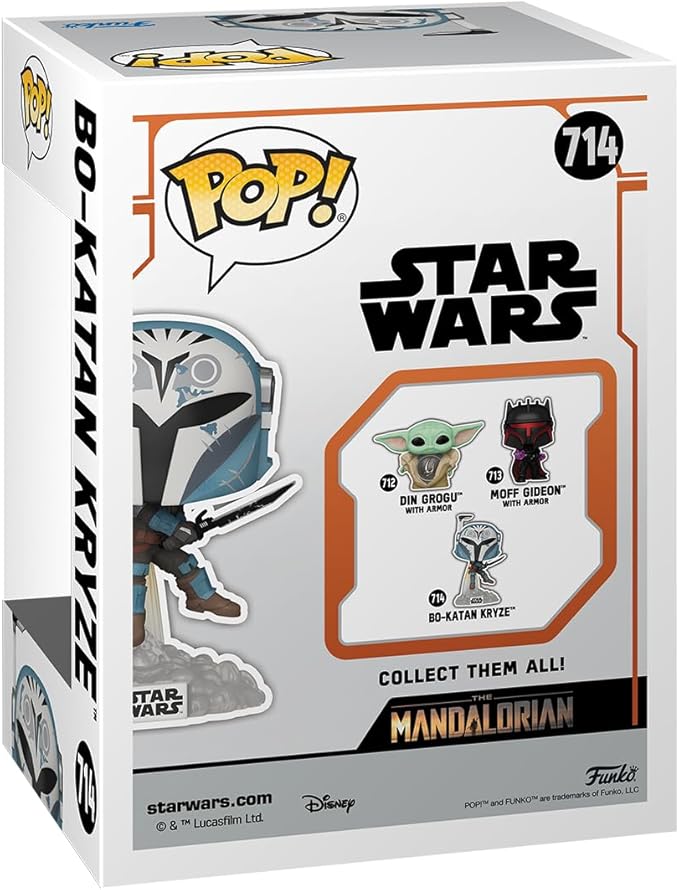 Funko POP! Star Wars: The Mandalorian - Bo-Katan Kryze with Darksaber and Jet Pack - Collectable Vinyl Figure - Gift Idea - Official Merchandise - for Kids & Adults - TV Fans