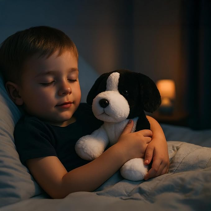 Black White Beagle Sheepdog Border Collie Stuffed Animals Dog Puppy Plush Toys for Kids Boys Girls Baby Birthday Easter