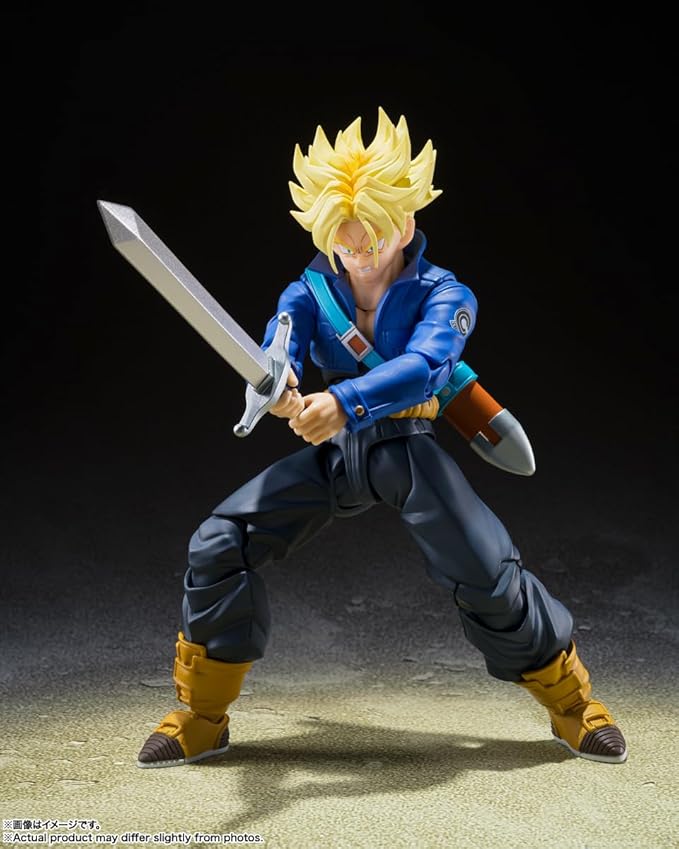 TAMASHII NATIONS - Dragon Ball Z - Super Saiyan Trunks -The Boy from The Future- (Reissue) S.H.Figuarts Action Figure