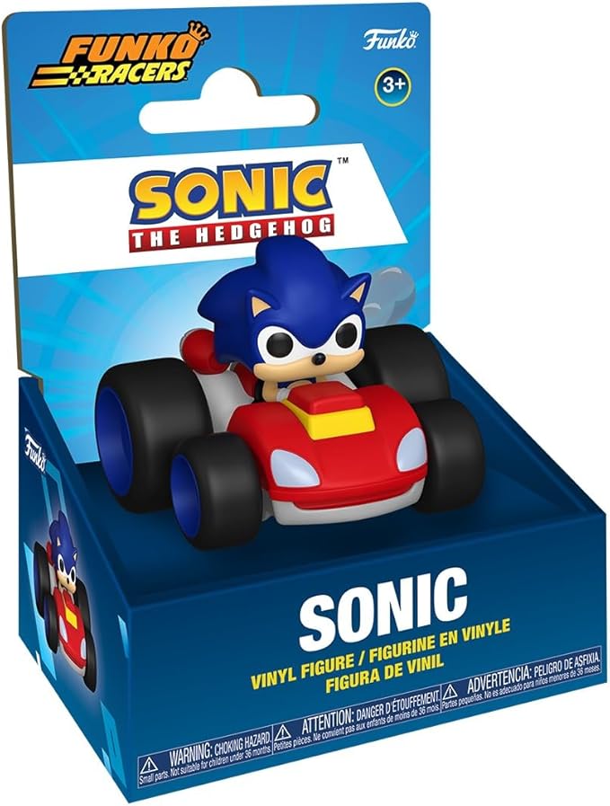 Funko Racers: Sonic The Hedgehog - Sonic - Collectable Vinyl Figure - Gift Idea - Official Merchandise - Toys for Kids & Adults - Video Game Fans - Model Figure for Collectors and Display