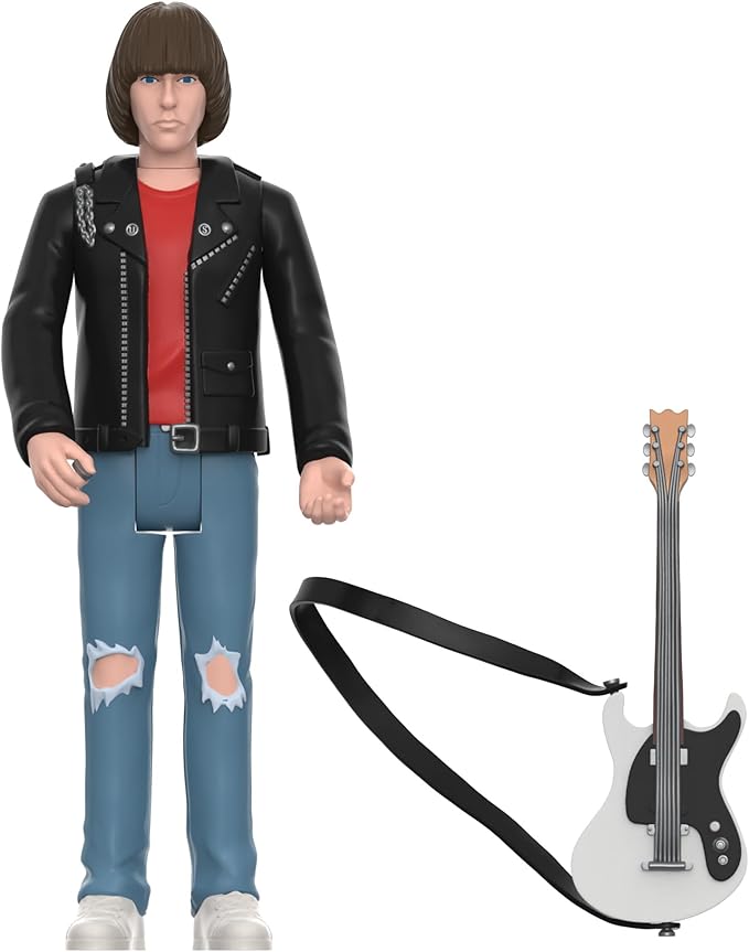 Super7 Johnny Ramone - 3.75" Johnny Ramone Action Figure with Accessory Classic Music Collectibles and Retro Toys