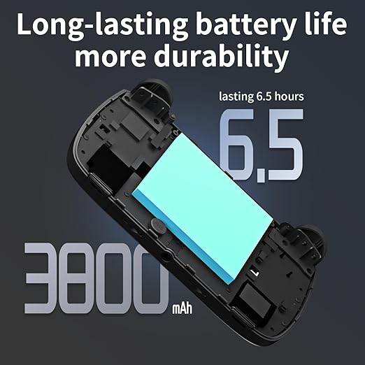 RG CubeXX Retro Handheld Game Console , 3.95 Inch IPS Screen Linux System Built-in 64G TF Card 5056 Games Support TV Output 5G WiFi Bluetooth 4.2(Black)