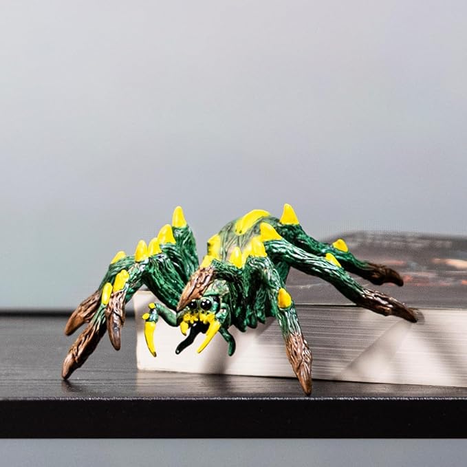 Schleich Eldrador Creatures - 28 PC Jungle Battle Cave with Spider Toy Playset - Tarantula Figurine for Boys and Girls with Expandable Fortress - Interactive, Imaginative Play for Kids Ages 7+ | 42678