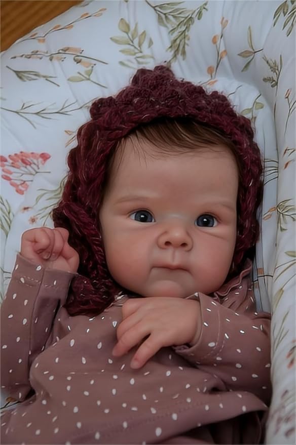 Anano Reborn Baby Dolls Silicone Full Body-18 in Realistic Baby Doll Girl, Full Silicone Babys Doll Lifelike, Anatomically Correct Babys Girl, Real Life Reborn Dolls with Accessories
