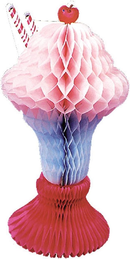 Tissue Ice Cream Sundae Party Accessory (1 count) (1/Pkg)
