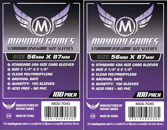 Mayday Games Great Western Trail Game Accessory - Standard Card Sleeve Bundle