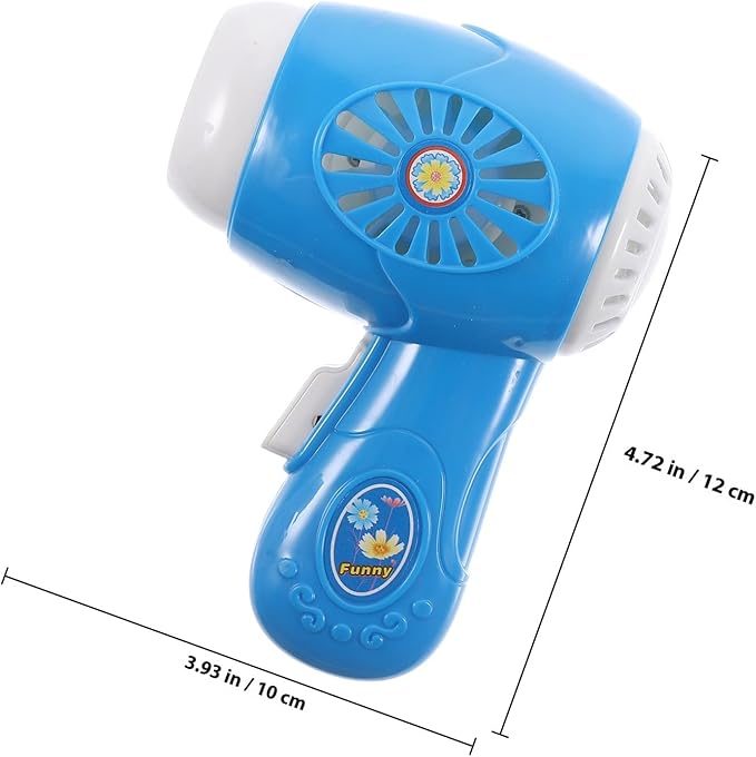 Garneck 1pc Kids Hair Dryer Toy Pretend Play: Battery Powered Mini Electric Styling Tool for Toddler Beauty Salon Role Play Educational Present