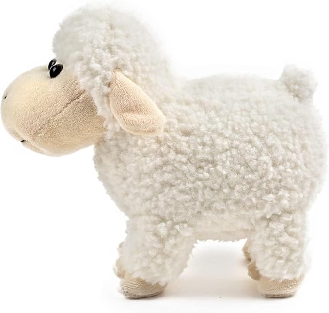 Tiny Heart Sheep Stuffed Animal, Plush Toy, Soft Lamb Kids Boys & Girls Birthday Gift, White Lamb Toys (Standing)