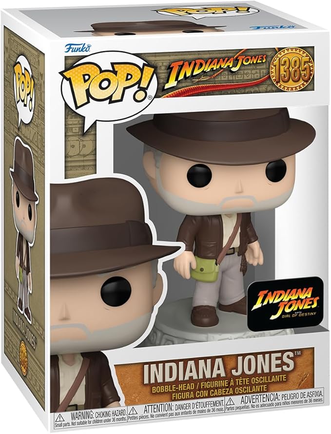 Funko Pop Movies: Indiana Jones and The Dial of Destiny - Indiana Jones - Collectable Vinyl Figure - Gift Idea - Official Merchandise - Toys for Kids & Adults - Action/Adventure Fans
