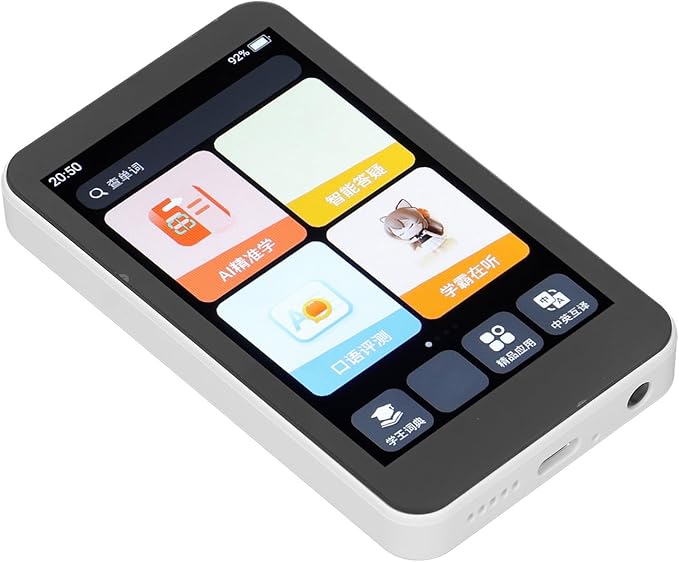 Smart Learning Tablet for Kids Multifunctional Auto Grading Questions Collection Tutoring Machine with Ebbinghaus Memory Method Classroom Synchronous Tutoring Oral Evaluation ABS