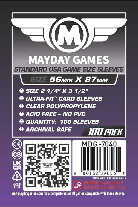 Mayday Games Luthier Compatible Standard Card Sleeve Bundle