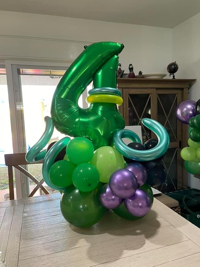 Green Number 50 Balloon 40 inch, 50th Green Birthday Decorations, 50 Year Old Women Men Party Supplies, St. Patrick's Day Games Theme Birthday Deco