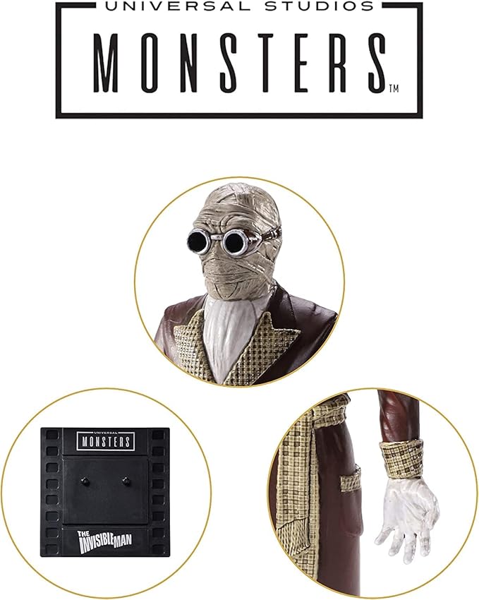 BendyFigs Universal Monsters Invisible Man