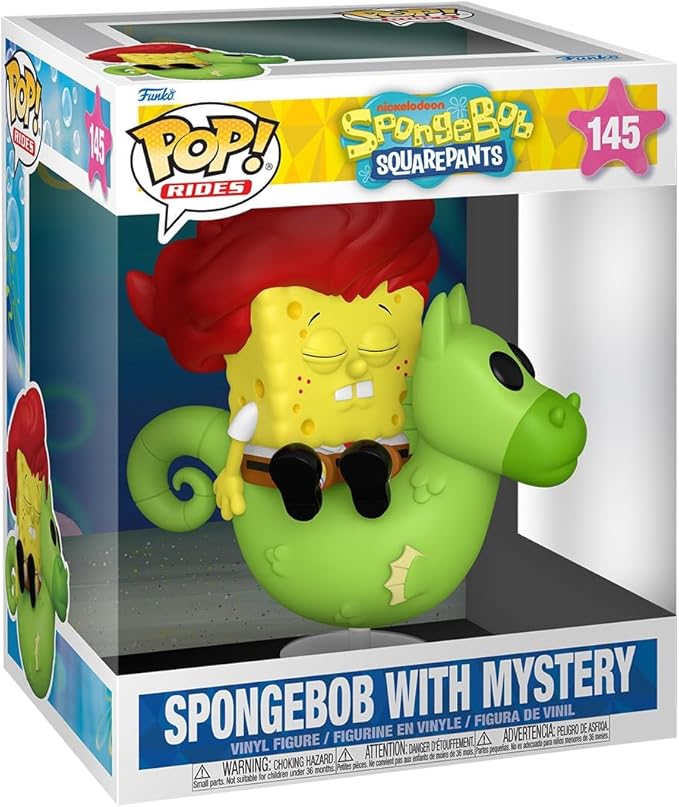 Funko Pop! Rides Deluxe: SpongeBob SquarePants - Spongebob with Mystery - Collectable Vinyl Rigure - Gift Idea - Official Merchandise - Toys for Kids & Adults - Model Figure for Collectors and Display