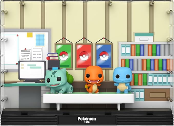 Funko Pop Moments Deluxe: Pokemon - Starters - Bulbasaur, Charmander, Squirtle - Collectable Vinyl Figure - Gift Idea - Official Merchandise - Toys for Kids & Adults - Video Games Fans